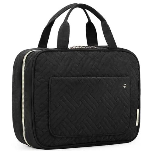 BAGSMART Hanging Toiletry Bag — Black, Medium