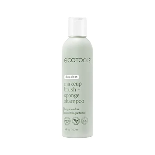 EcoTools Makeup Brush + Sponge Shampoo — 6 fl oz / 177 mL, one bottle